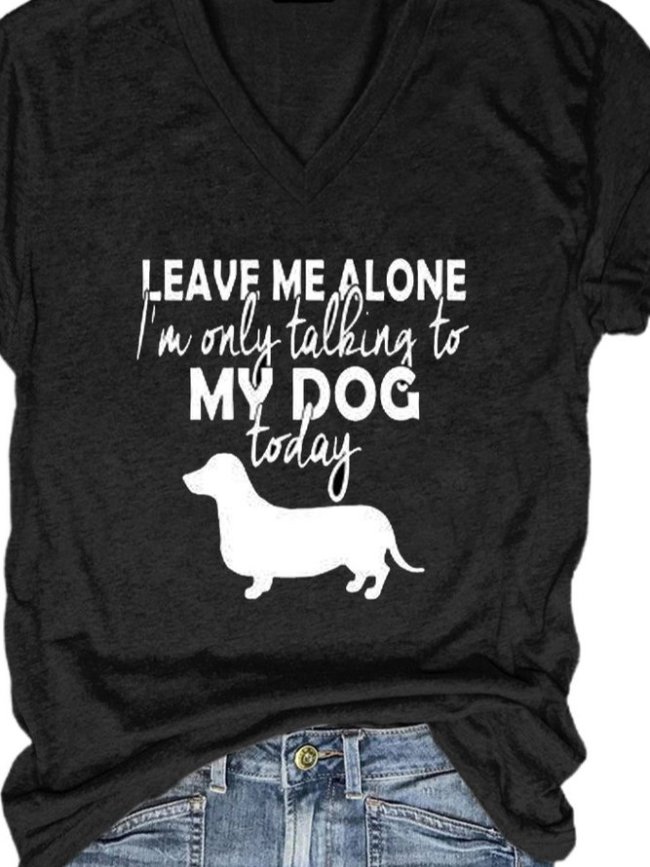 I Only Talking My Dog Shirt & Top