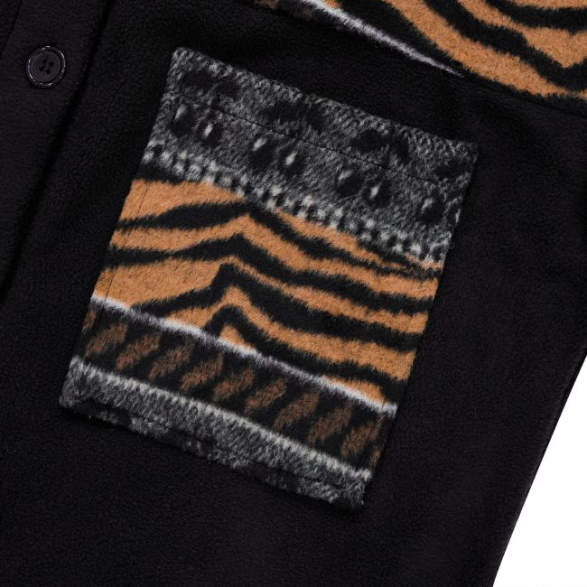 Women's Jacket Leopard Printed Button Front Shirt Jacket Coat