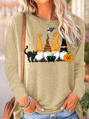 Womens Halloween black cat  Fit Tops