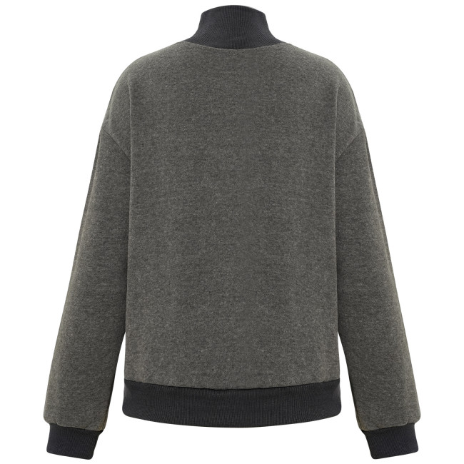 Women's Sweatshirt Turtleneck Fleece Front Pocket Sweatshirt