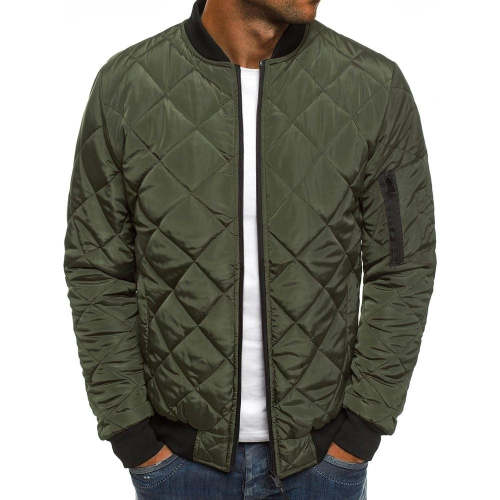 Men's Bomber Jacket Cotton Quilted Coat