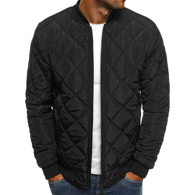 Men's Bomber Jacket Cotton Quilted Coat