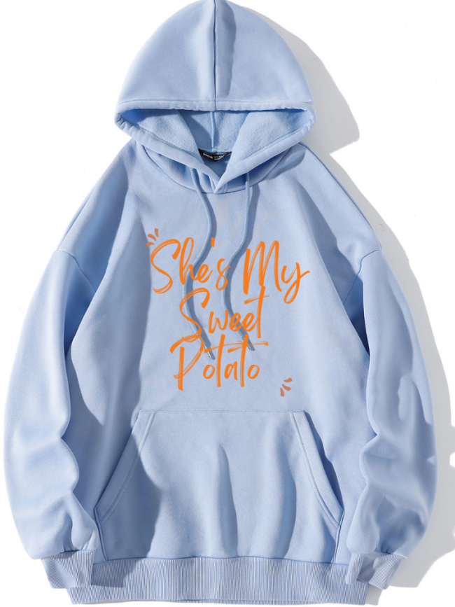 Couple's She's My Sweet Potato I Yam Set  Hoodies Sets Sweet Funny Gifts For Couple Or Lovers