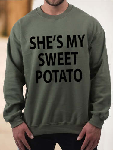 Couples Sweatshirt She's My Sweet Potato I Yam Matching Sweatshirt Perfect Gifts