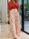 Floral Print Loose Two Piece Set