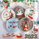 DIY Hand Embroidered Set Sewing Tools Merry Christmas Santa Claus Gifts DIY Set Christmas Embroidery Starter Kit