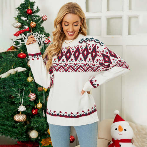 Christmas Sweater Autumn Winter Half Turtleneck