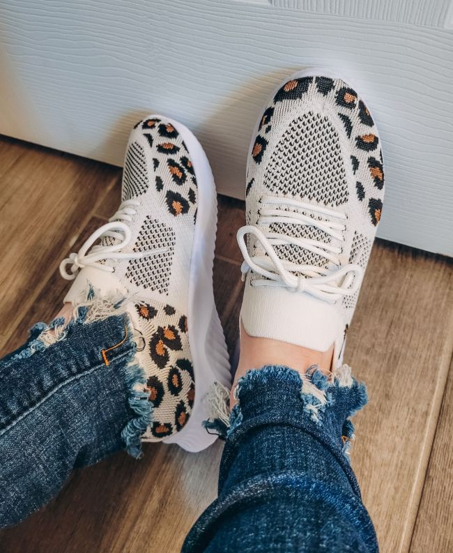 Stretch Leopard Sneaker