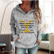 Women's Y Letter Inspired Print Hoodie