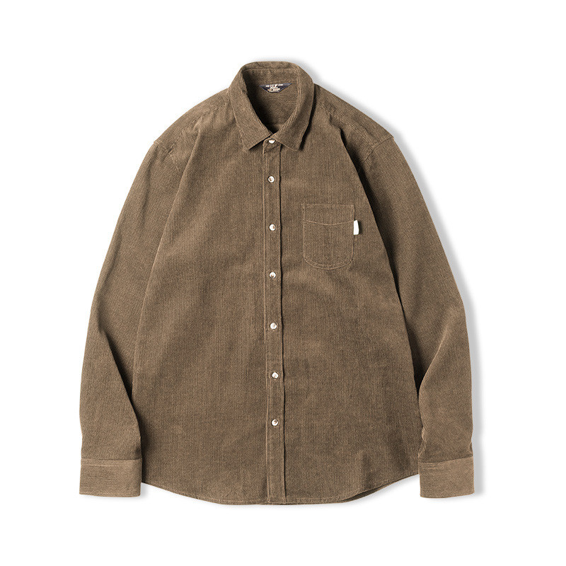 US 46.65 Men's Shirt Cotton Corduroy Shirt in 4 Colors
