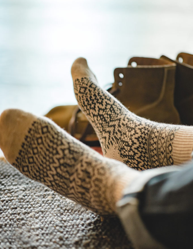 Men's Indian Ethnic Style Knitted Socks