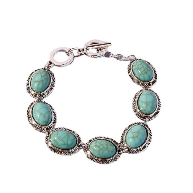 Ladies Vintage Western Turquoise Bracelet