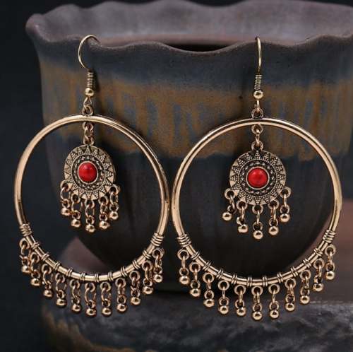 Western Retro Style Fashion Earrings