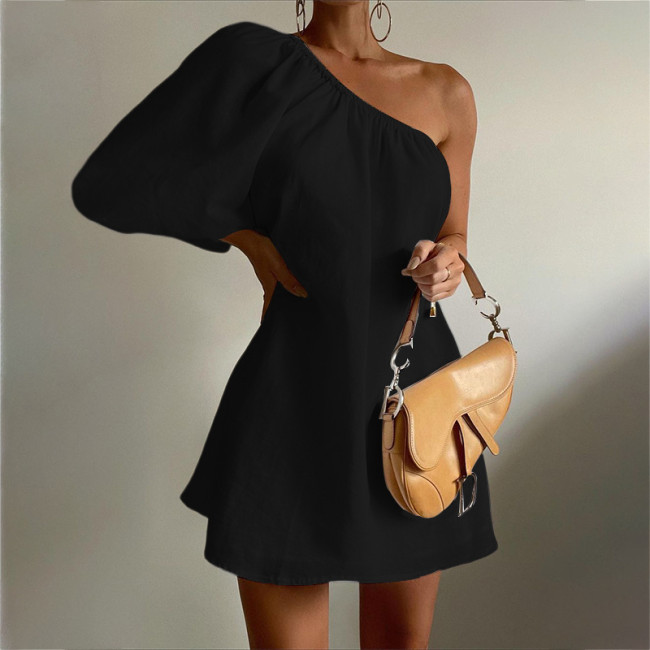 Women's Dress Minimalist OFF Shoulder Mini Dress