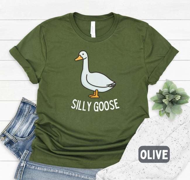 Silly Goose Shirt, Women, Men, Unisex T-Shirt