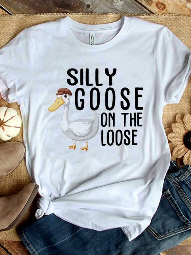 Goose Sweater, Funny Goose Pullover, Silly Goose Shirt, Funny Shirt