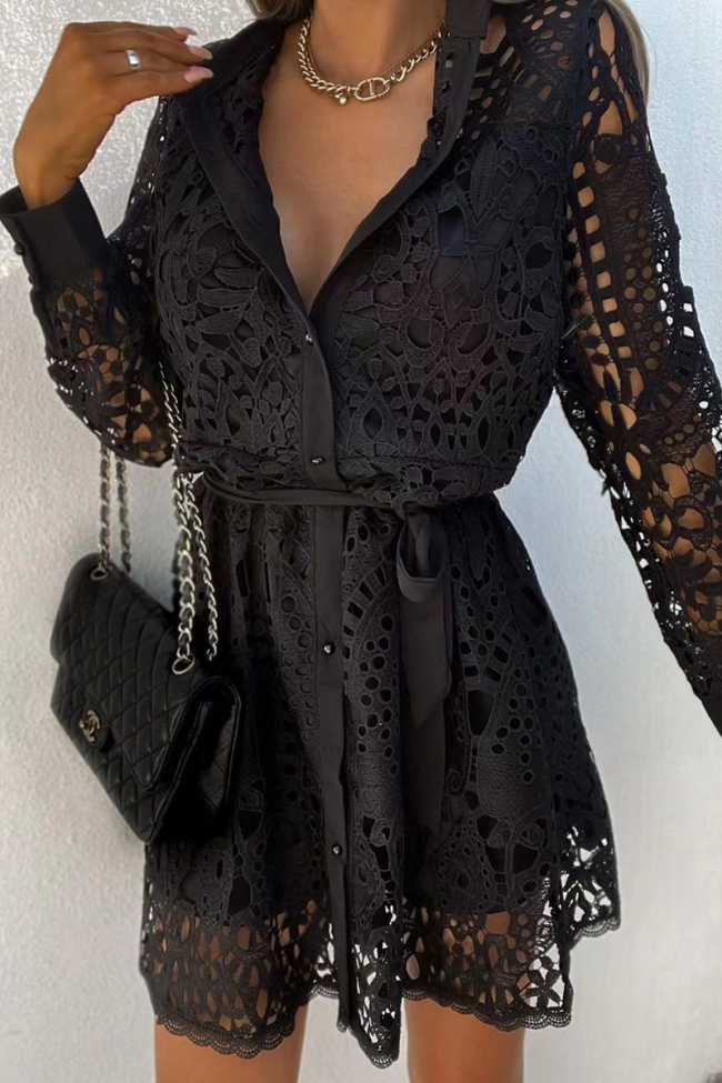 Women's Party Dress V-Neck Long Sleeve Lace Festival Outfits