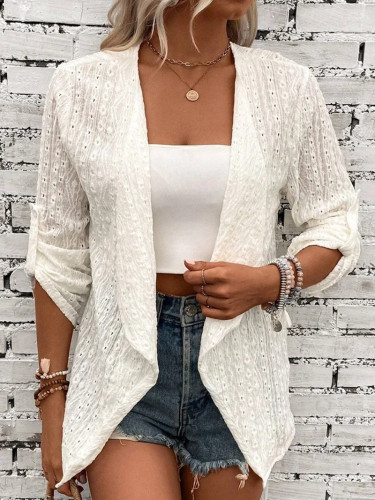 Women's Light Weight Cardigan Blazer Open Front Outwear Cardigan