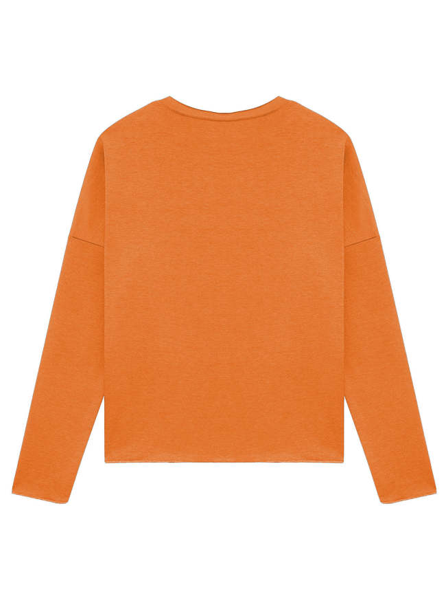 Women's Fall Long Sleeve Sweatshirt Save the Pumpkin Graphic Sweatshirt