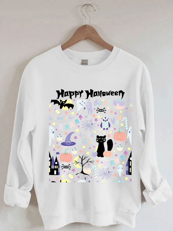 Women's Halloween Funny Happy Halloween Festival Humor Sweatshirt
