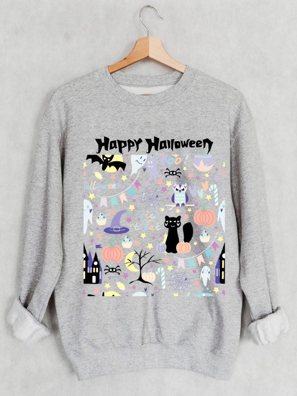 Women's Halloween Funny Happy Halloween Festival Humor Sweatshirt