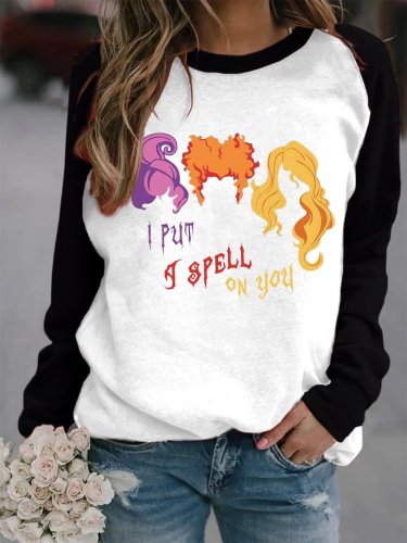 Women's Hocus Pocus I Put A Spell On You Sweatshirt