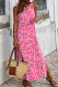 Women's Summer Dress Crew Neck Sleeveless Leopard Print Maxi Dress Beach Dress