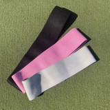 Hip booty band elastic exercise workout yoga fitness fabric resistance bands with custom logo