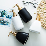 hotel homeware custom logo wholesale luxury foam dispenser  soap bottle for bathroom accessories