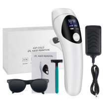 High quality 990000 flashes professional permanent lcd ipl laser hair removal women painless body hair remover machine