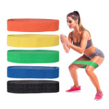 Hip booty band elastic exercise workout yoga fitness fabric resistance bands with custom logo