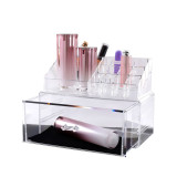 Homeware Transparent Plastic PS 1 Drawer Makeup Cosmetic Organizer