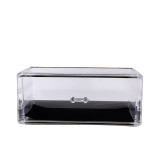 Homeware Transparent Plastic PS 1 Drawer Makeup Cosmetic Organizer