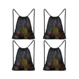 Printing logo Shopping Bag recycle custom logo drawstring backpack,polyester mesh drawstring bag