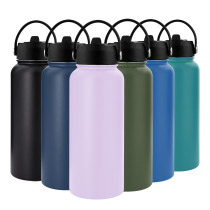 Customized Logo Double Walled Stainless Steel Water Bottle
