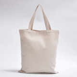 Custom Printed Plain Cotton Canvas Grocery Shopping Tote Bag