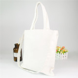 Promotional Eco Friendly Large Custom Blank Canvas Grocery Shopping Tote Bag With Logo Print