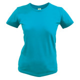 Promotional American Size Navy Blue Color Custom Vintage Ladies T Shirts Cotton Summer Women