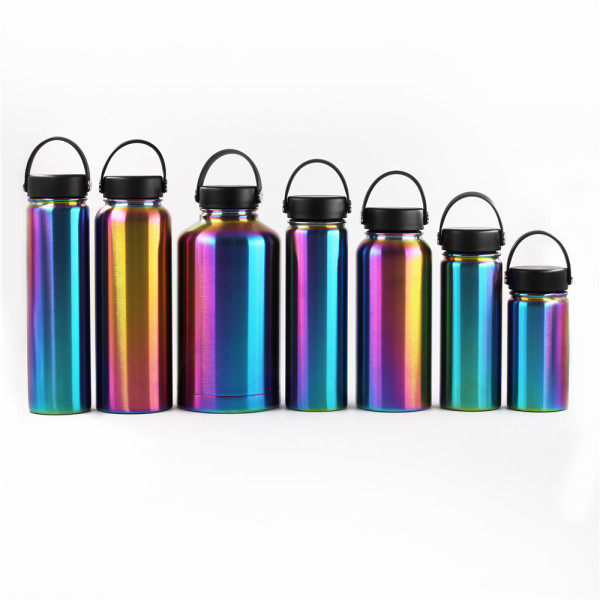 Custom Engraved Logo 750 ml Flask Stainless Steel Thermos Water Bottle