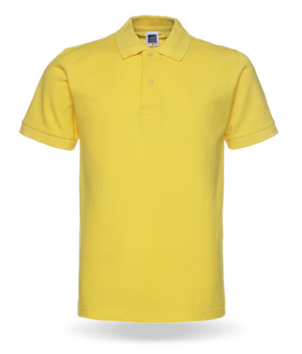 Oem Custom Logo Blank Printing Short Sleeve 100% Cotton Durable Promotional Yellow Polo Shirt Clothes For Men