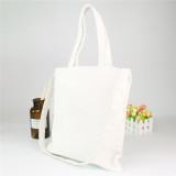 Promotional Wholesale Carry Shoulder Eco Custom Plain Organic Canvas Cotton Shopping Tote Bag