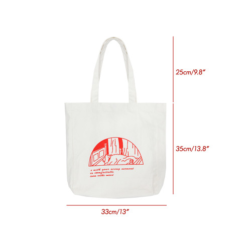 Texupday Promotion Foldable Reusable Eco Cotton Canvas Shopping Tote Bag With Custom Logo