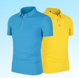 Cutom Colorful Sublimation Spandex Polyester  Golf Po Shirts Unisex Polo Shirt For Men