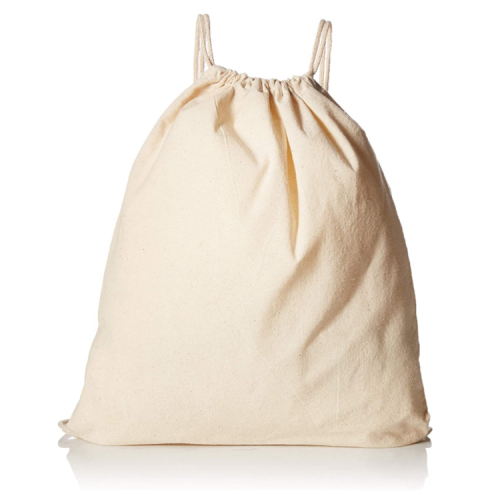 Cheap Custom Wholesale Promotion Cotton Muslin Drawstring Bag, Canvas Cotton Drawstring Bag