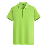 High Quality 100% Cotton Plus Size 10 Colors Custom Printing Embroidery OEM Logo Plain Blank Men Polo T Shirt