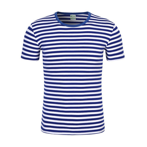 Wholesale T Shirt Naval Style Oversize Nice Striped T  Shirt Plain Promotional Short Sleeve T Shirt