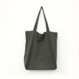 Promotional Custom Logo Printed Colorful Recycled Organic Calico Cotton Canvas Shopping Tote Bag