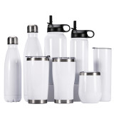 Hot Sale Sublimation Blanks 18/8 Stainless Steel Vacuum Flask 1.2L Water Bottle Insulated Sports Bottle with flex lid