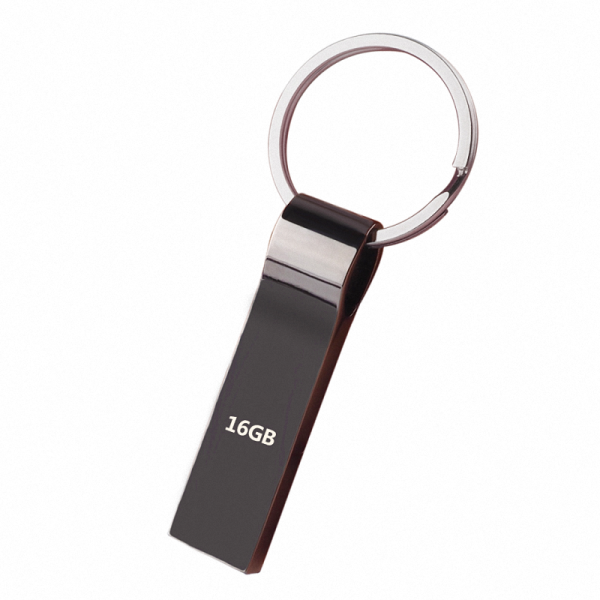 High quality sleek ring metal usb flash 4GB 8GB 16GB pendrive with keychain promotion memory stick for business souvenir gift