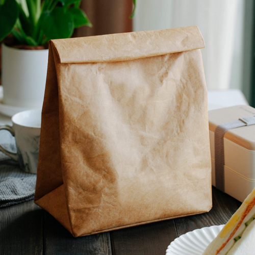 Cheap Factory Custom Tyvek Portable Foldable Kraft Paper Cool Lunch Bag Waterproof Dupont Paper Bag